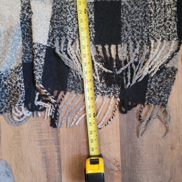 Woolrich Open Front‎ Shawl Poncho Wrap Cardigan Womens S Sweater Western Fall - Picture 5 of 7